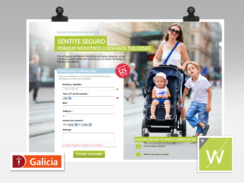 2012 - Banco Galicia - Seguros