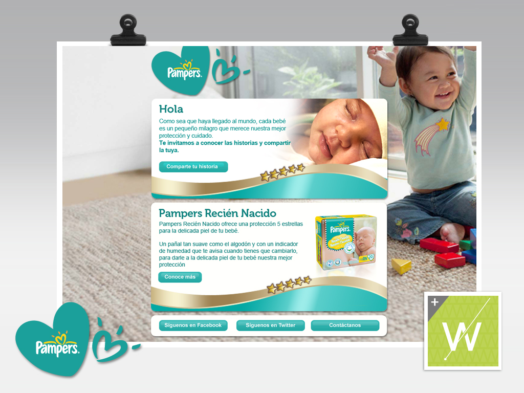 2012 - Pampers / Mailing