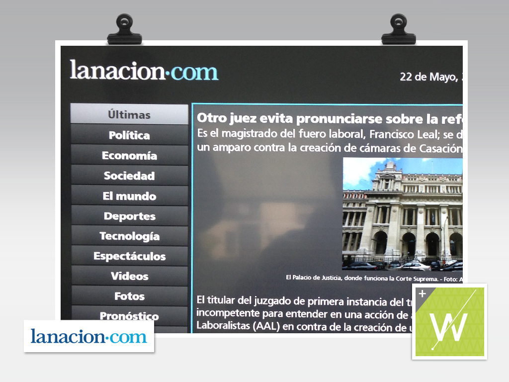 2013 - La Nación - Smart TV App